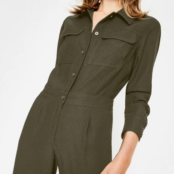 Boden Zada Jumpsuit in Khaki (olive green) - Picture 2 of 14
